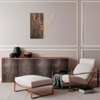 Panou decorativ Wallity Deer1 Copper imaginea #3 — magazin online Desire.md