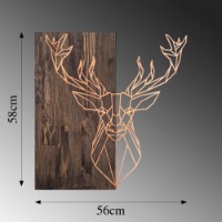 Panou decorativ Wallity Deer1 Copper imaginea #6 — magazin online Desire.md