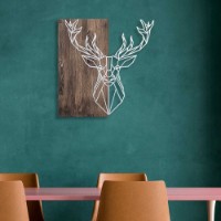Panou decorativ Wallity Deer1 Silver