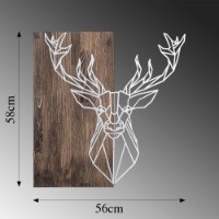 Panou decorativ Wallity Deer1 Silver imaginea #7 — magazin online Desire.md
