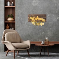 Panou decorativ Wallity Hakuna Matata Metal Decor Gold imaginea #3 — magazin online Desire.md