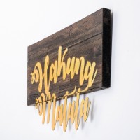 Panou decorativ Wallity Hakuna Matata Metal Decor Gold imaginea #5 — magazin online Desire.md