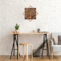 Panou decorativ Wallity Tree v2 Copper imaginea #2 — magazin online Desire.md