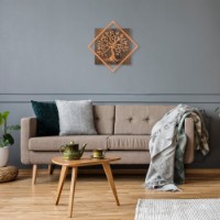 Panou decorativ Wallity Tree v2 Copper imaginea #3 — magazin online Desire.md