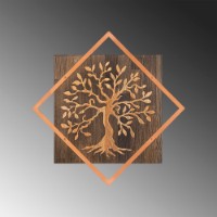 Panou decorativ Wallity Tree v2 Copper imaginea #4 — magazin online Desire.md