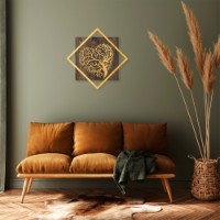 Panou decorativ Wallity Tree v3 Gold imaginea #2 — magazin online Desire.md