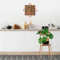 Panou decorativ Wallity Life Begins After Coffee Copper