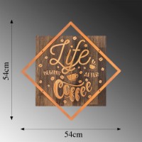 Panou decorativ Wallity Life Begins After Coffee Copper imaginea #6 — magazin online Desire.md
