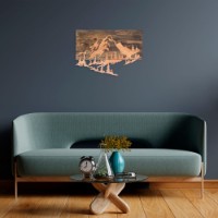 Panou decorativ Wallity Mountain v2 Copper