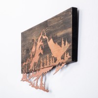 Panou decorativ Wallity Mountain v2 Copper imaginea #5 — magazin online Desire.md