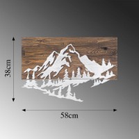 Panou decorativ Wallity Mountain v2 Silver imaginea #6 — magazin online Desire.md