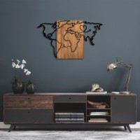 Panou decorativ Wallity Wold Map 316