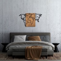 Panou decorativ Wallity Wold Map 316 imaginea #2 — magazin online Desire.md