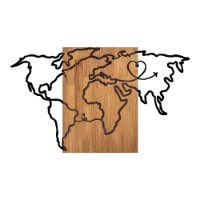 Panou decorativ Wallity Wold Map 316 imaginea #4 — magazin online Desire.md