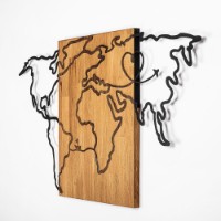 Panou decorativ Wallity Wold Map 316 imaginea #6 — magazin online Desire.md