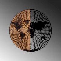 Panou decorativ Wallity World Map 321 imaginea #5 — magazin online Desire.md