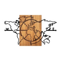 Panou decorativ Wallity World Map 324 imaginea #4 — magazin online Desire.md
