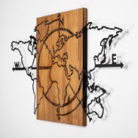 Panou decorativ Wallity World Map 324 imaginea #6 — magazin online Desire.md
