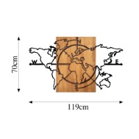 Panou decorativ Wallity World Map 324 imaginea #7 — magazin online Desire.md