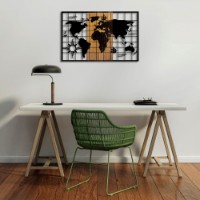 Panou decorativ Wallity World Map 325