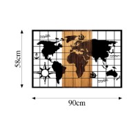 Panou decorativ Wallity World Map 325 imaginea #7 — magazin online Desire.md