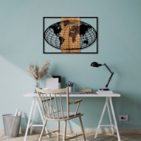 Panou decorativ Wallity World Map 326