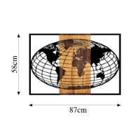 Panou decorativ Wallity World Map 326 imaginea #7 — magazin online Desire.md