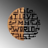 Panou decorativ Wallity i Love My World 330 imaginea #5 — magazin online Desire.md