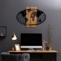 Panou decorativ Wallity Wold Map 332