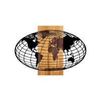 Panou decorativ Wallity Wold Map 332 imaginea #4 — magazin online Desire.md