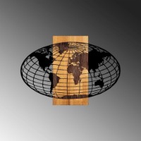 Panou decorativ Wallity Wold Map 332 imaginea #5 — magazin online Desire.md