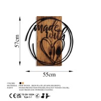 Panou decorativ Wallity Made With Love imaginea #6 — magazin online Desire.md