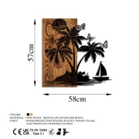 Panou decorativ Wallity Holiday İsland imaginea #6 — magazin online Desire.md