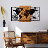 Panou decorativ Wallity World Map 3-L imaginea #2 — magazin online Desire.md
