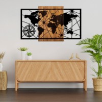 Panou decorativ Wallity World Map 3-L imaginea #3 — magazin online Desire.md