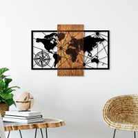 Panou decorativ Wallity World Map 3-M imaginea #3 — magazin online Desire.md