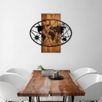 Panou decorativ Wallity World Map 4-M imaginea #2 — magazin online Desire.md