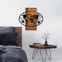 Panou decorativ Wallity World Map 4-M imaginea #3 — magazin online Desire.md