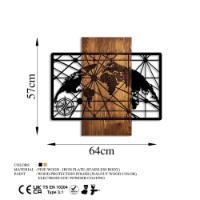 Panou decorativ Wallity World Map 5-M imaginea #6 — magazin online Desire.md