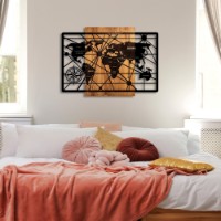 Panou decorativ Wallity World Map 6-L imaginea #3 — magazin online Desire.md