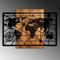 Panou decorativ Wallity World Map 6-L imaginea #4 — magazin online Desire.md