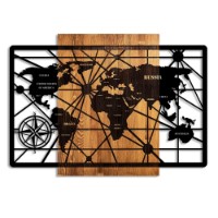 Panou decorativ Wallity World Map 6-L imaginea #5 — magazin online Desire.md