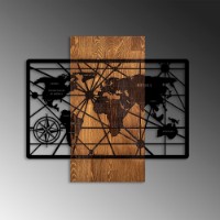 Panou decorativ Wallity World Map 6-M imaginea #4 — magazin online Desire.md