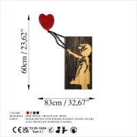 Panou decorativ Wallity Banksy 15-1 imaginea #9 — magazin online Desire.md