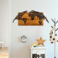 Panou decorativ Wallity World Map-1 imaginea #2 — magazin online Desire.md