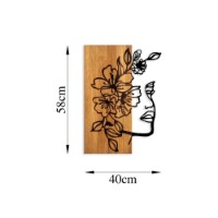 Panou decorativ Wallity Woman Floral Face 372 imaginea #6 — magazin online Desire.md