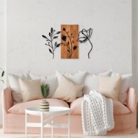 Panou decorativ Wallity Triple Flowers 383 imaginea #3 — magazin online Desire.md