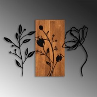 Panou decorativ Wallity Triple Flowers 383 imaginea #4 — magazin online Desire.md