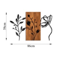 Panou decorativ Wallity Triple Flowers 383 imaginea #6 — magazin online Desire.md