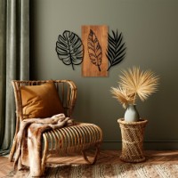 Panou decorativ Wallity Triple Leaves 384 imaginea #2 — magazin online Desire.md